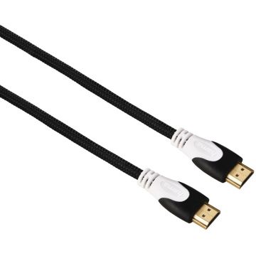 Cablu HDMI de mare viteza Hama 56586, Ethernet, 4K, 1.5 m, Negru