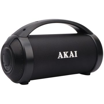 Akai Boxa portabila Akai ABTS-21H, Bluetooth, USB, Aux in, radio FM, negru