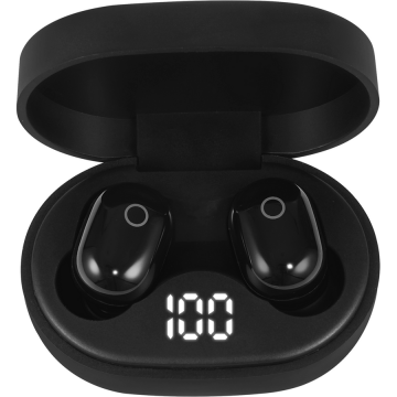 Akai Casti In-Ear Akai BTE-J15, wireless, Bluetooth, microfon, negru