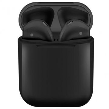 Casti wireless audio EVO Buds Inpods 12, Bluetooth 5.0, Touch, Black