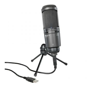Pachet Audio-Technica AT2020USB+ Microfon USB cu Brat de prindere microfon