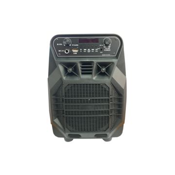 Boxa Activa Portabila Bluetooth, Soundvox™ LT-Q5, USB, TF/SD Card, Aux, Radio FM, Lumini, Neagra