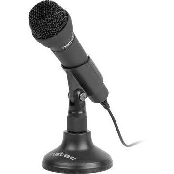 natec Microfon Natec NMI-0776, Jack 3.5mm, Dinamic, Negru