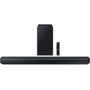 Samsung Soundbar Samsung HW-Q60C, 3.1, 340W, Bluetooth, Subwoofer Wireless, Dolby, Negru Titan