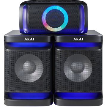 Akai Sistem Audio Akai 2.1, Dual Speaker System MX5, 200 W, Bluetooth, USB