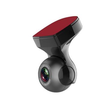 Camera Video Auto Techstar® Mini F14, FullHD, 1080P, Functie ADAS, Conexiune USB, 1080P, Suport MicroSD, Compatibila HU Android