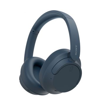 Casti SONY WH-CH720NL, Bluetooth, Over-Ear, Microfon, Noise Cancelling, Albastru