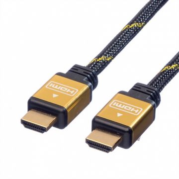 Cablu HDMI 4K@30Hz T-T Gold 1.5m, Roline 11.04.5500