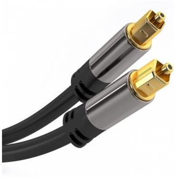 Cablu audio optic digital Toslink 2m, kjtos6-2
