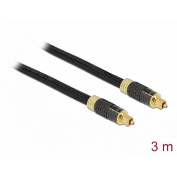 Cablu audio optic Toslink SPDIF Standard 3m, Delock 86594