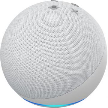 Boxa portabila Amazon Echo Dot 4th Gen, Wi-Fi, Bluetooth, Cu Asistent Personal Alexa (Alb)