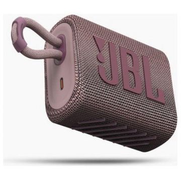 Boxa Portabila JBL Go 3, Bluetooth 5.1, Waterproof IP67 (Roz)