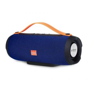 Boxa portabila Savio BS-021, 2x5W, Bluetooth, Functie handsfree, USB, SD, AUX, Radio FM, 1200 mAh, Albastru