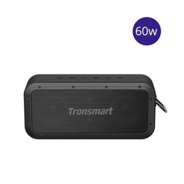 Boxa Portabila Tronsmart Force Pro, Bluetooth, 60W, Waterproof IPX7, autonomie 15 ore (Negru)