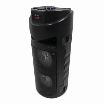 Boxa Stereo Portabila Media-Tech Karaoke Partybox KEG BT, Radio, MP3 Player, 30W RMS, USB, Slot SD, Negru
