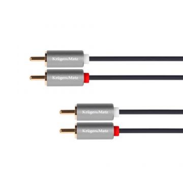 Cablu 2 x RCA - 2 x RCA 5 m Kruger&Matz Basic