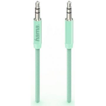 Cablu Audio Hama 178200, Jack 3.5 mm - Jack 3.5 mm, 1 m (Verde)