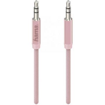 Cablu Audio Hama 178202, Jack 3.5 mm - Jack 3.5 mm , 1 m (Roz)