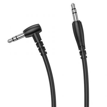 Cablu Borofone BL10 Jack 3.5mm la Jack 3.5mm, 2m, Negru