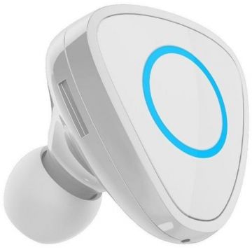 Casca Bluetooth Devia Vortex DVVRTXBTWH, Multi Point, incarcator dedicat auto (Alb)