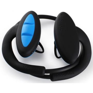 Casti Alergare Boompods Sportpods2 SP2BLU, Bluetooth (Negru/Albastru)