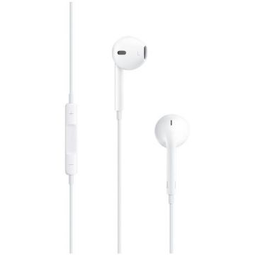 Casti Apple cu microfon EarPods md827zm/a,Blister (Alb)