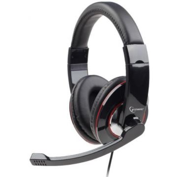 Casti cu Microfon Gembird MHS-001 (Negru) Casti cu Microfon Gembird MHS-001 (Negru)