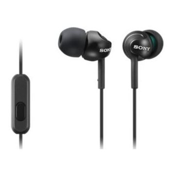 Casti cu microfon Sony MDR-EX110AP (Negru)