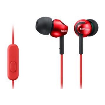 Casti cu microfon Sony MDR-EX110AP (Rosu) Casti cu microfon Sony MDR-EX110AP (Rosu)