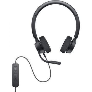 Casti Dell Pro Stereo, USB, Microfon (Negru)