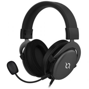 Casti Gaming AQIRYS Sirius, Microfon, TRRS 3.5mm/USB (Negru)