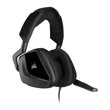 Casti Gaming Corsair Void Elite Surround Carbon, USB, Microfon (Negru)