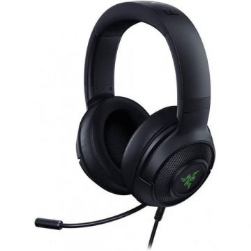 Casti Gaming Razer Kraken X, USB, Microfon (Negru)