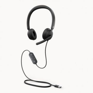 Casti Microsoft Modern, USB, Microfon (Negru)