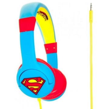 Casti Stereo Licensed DC0262, Superman – Man Of Steel Junior, Jack 3.5mm (Multicolor)