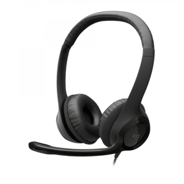 Casti Stereo Logitech H390, USB, Microfon (Negru) Casti Stereo Logitech H390, USB, Microfon (Negru)