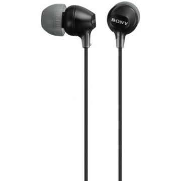 Casti Stereo Sony MDREX15LPB, Jack 3.5mm (Negru)