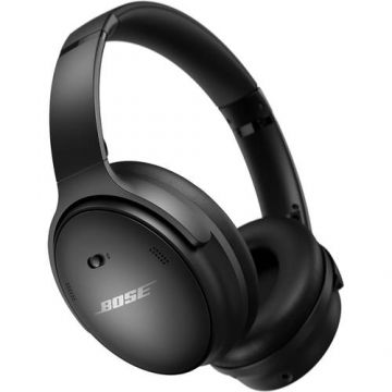 Casti Stereo Wireless BOSE QuietComfort 45, Microfon, Noise cancelling, Bluetooth 5.1 (Negru)