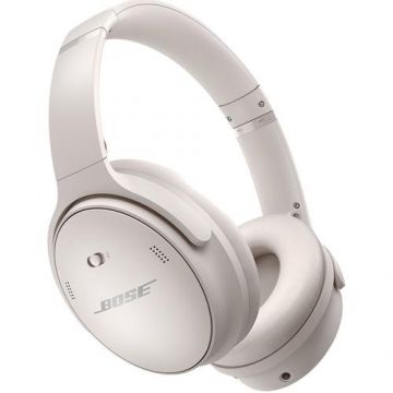Casti Stereo Wireless BOSEQuietComfort 45, Microfon, Noise cancelling, Bluetooth 5.1 (Alb)