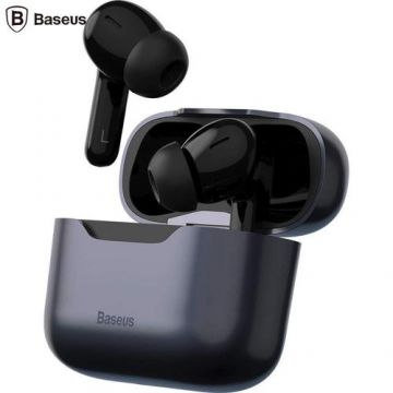 Casti True Wireless Baseus Simu S1 Pro Bluetooth 5.1, ANC, Microfon (Gri)