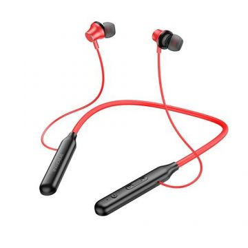 Casti True Wireless Borofone BE56 Sports, Bluetooth, Microfon (Rosu)