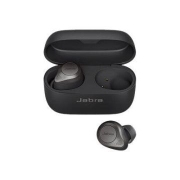 Casti True Wireless Jabra Elite 85t, Microfon, Bluetooth, In-Ear, Noise Cancelling (Negru/Titan)