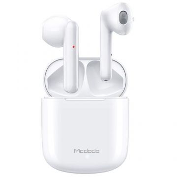 Casti True Wireless Mcdodo HP-5300 Teana Series TWS, Bluetooth 5.1, Waterproof IPX4, Microfon (Alb) Casti True Wireless Mcdodo HP-5300 Teana Series TWS, Bluetooth 5.1, Waterproof IPX4, Microfon (Alb)