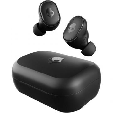 Casti True Wireless Skullcandy Grind, Bluetooth, Microfon, Negru