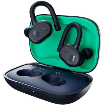Casti True Wireless SKULLCANDY Push Active S2BPW-P750, Bluetooth, In-Ear, Microfon (Negru/Verde)