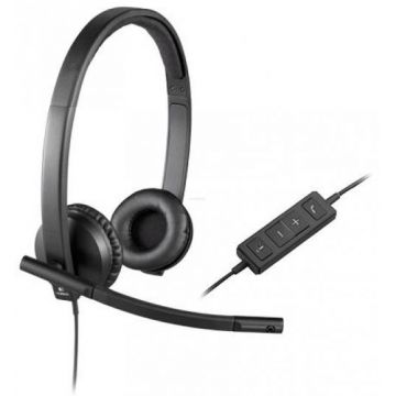 Casti USB Logitech H570e Stereo