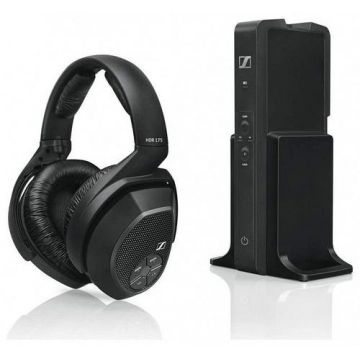 Casti Wireless Sennheiser  RS 175-U, Jack 3.5mm, Microfon (Negru)