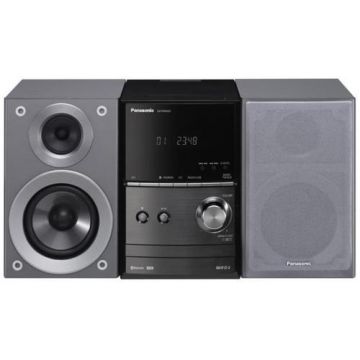 Micro Sistem Audio Panasonic SC-PM600EG-S, 40 W, Radio FM, CD, USB, Bluetooth (Argintiu)