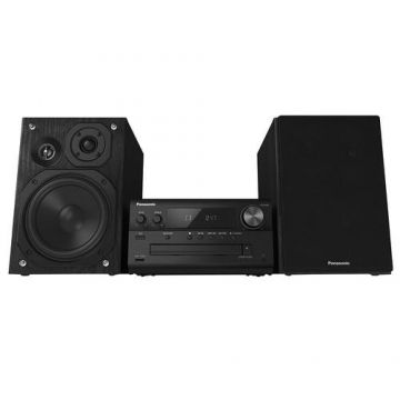 Microsistem audio Panasonic SC-PMX90EG-K, 120W, BT, USB, Difuzoare 3 cai, AUX (Negru)