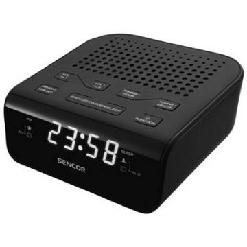 Radio cu ceas Sencor SRC 136 (Negru)
